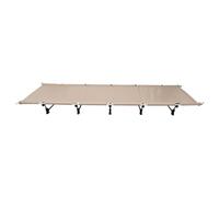 KANBCNG Lit de camp pliable pour adulte - Ultra léger - Portable - Pliable - Léger - Jusqu'à 150 kg - Pour tente - 190 × 65 × 17 cm - Pour road trips, randonnée, etc (kaki)
