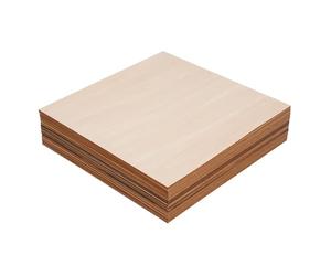 KANBCNG Lot de 30 plaques de bois de tilleul multiplex de 3 mm pour travaux manuels, travaux manuels, plaques en bois de tilleul, 40 x 40 cm, bois contreplaqué, pour peinture, gravure, etc