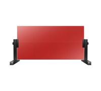 KANBCNG Planche de tennis de table rebond - Angle réglable à 360° - Pour l'intérieur - Avec supports inférieurs - 8 caoutchoucs rouges - Pour l'école, le bureau - Support de sol de 22,5 cm