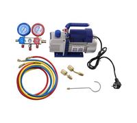 KANBCNG Pompe à vide 2,5 CFM 220 V 50 Hz Pompe à vide pour climatisation 180 W Pompe à vide Pompe de climatisation Compresseur Pompe 1/4HP pour réparation de systèmes de climatisation automobile