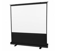Kanbihao Écran de Projection Pull-Up 80" 4:3, Écran Tirage Sol avec Support Aluminium pour Home Cinéma, Présentations, Événements