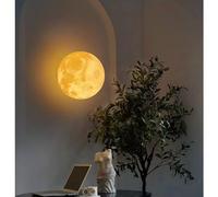 KANBUN Appliques murales Modernes en Forme de Lune à LED, éclairage Mural d'intérieur, Lampe Murale en Forme de Lune, plafonnier Mural 3000K/4000K/6500K, Lampe Lunaire réglable de 7,87 Pouces