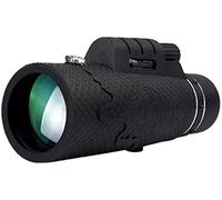 KANBUN Binoculaires Portables Haute Puissance 20x60 Télescope monoculaire, Compact monoculaire élevé avec lentille BAK4 Prism monoculaire avec compasse et Adaptateur de Smartphone et trépied