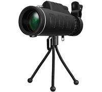 KANBUN Binoculaires Portables High Power 40x60 Télescope monoculaire avec BAK4 Prism Lens monoculaire avec compasse et Adaptateur de Smartphone et trépied pour Les Adultes Watch Watch