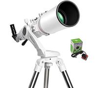 KANBUN Binoculaires Portables Télescope d'astronomie Haute Puissance 102 mm Space pour Les débutants réfracteurs Sky Monocular Kids 'en Dehors de la portée NG