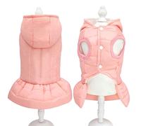KANBUN Hiver Chaud Animal de Compagnie Chihuahua vêtements de Chien Princesse jeste de Chien Manteau Veste pour Animaux de Compagnie pour Les Petits Chiens Moyens Chats Pitbull Tenue Robe (Un Code