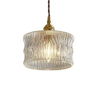 KANBUN Lampes suspendues en Verre et Laiton de Style Japonais, Suspension à Une tête, Europe du Nord, Restauration des Anciennes Voies, Lustre Porche, Couloir, Restaurant, Chambre à Coucher, tête de