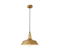 KANBUN Luminaire Suspendu en métal doré de Style Industriel - luminaire Suspendu américain Vintage pour Table de Salle à Manger, îlot de Cuisine, Abat-Jour Rustique, Lustre de Plafond de Ferme