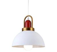 KANBUN Lustre Industriel Vintage en métal, luminaire Suspendu pour Cuisine, Salle à Manger, Chambre à Coucher, plafonnier réglable rétro (Blanc)