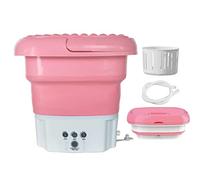 KANBUN Machine à laver pliante Mini ménage Portable électrique bouton tactile opération laveuse pliable Type de baril pour voyage