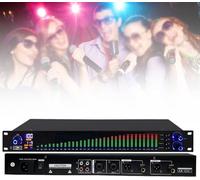 KANBUN Mélangeur Audio Stéréo, Égaliseur, 31 Contrôleurs Effet de Bande DJ Mixer Numérique Processeur DSP Commentaires Eliminator Stage (777S)