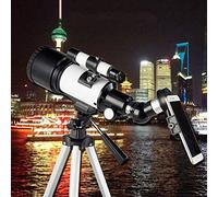 KANBUN Télescope monoculaire, télescope réfracteur d'astronomie 70 mm avec trépied réglable, HD imperméable à Faible luminosité, Adaptateur de Smartphone, Sac à Dos et Filtre de Lune