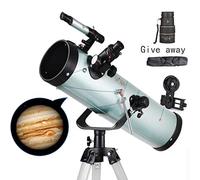 KANBUN Télescope monoculaire, télescope réfracteur de 125 mm d'astronomie avec trépied réglable, Faible luminosité, Optique Multi-revêtement avec Adaptateur de Smartphone, Sac à Dos et Filtre de