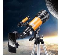 KANBUN Télescope monoculaire, télescopes pour Enfants pour l'astronomie des Adultes, télescopes de réfracteur de grossissement 233x, HD à Faible luminosité avec Adaptateur de téléphone trépied