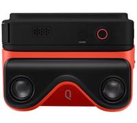 KanDao QooCam Ego - Caméra 3D intégrée avec visionneuse, vidéos 4K, Affichage stéréoscopique instantané, idéale pour Les Voyages, Les fêtes, Appareil VR, Appareil Photo Noir et visionneuse 3D Rouge.