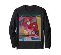 Kandinsky Peinture Abstraite Cercles Rouges Lourds Triangles Manche Longue