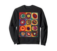 Kandinsky's Color Study, carrés avec Cercles concentriques HD Sweatshirt