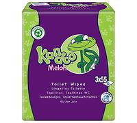 KANDOO Lingettes Melon Humides Jetables Adaptées aux Enfants Douceur Extrême Packs de 55 Pièces - Lot de 3, 165 Unités