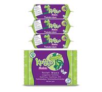 Kandoo Lingettes Melon Humides Jetables Adaptées aux Enfants Douceur Extrême 4 Packs de 60 lingettes, 240 unités