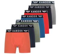 Kandor caleçon Homme en Fibre de Bambou - Lot de 7, Boxers pour Hommes Ultra Doux et Respirants en Bamboo et Coton, Slip Boxeurs Confortables, sous vêtements (XXL,BAMBERS BAMBOO-7PK Pack B)