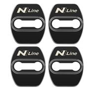 KAnduo 4 Pièces Couvercle de Serrure de Porte de Voiture Compatible avec pour Hyundai Tucson L N Line i30 i20 Veloster Creta Cruz Nline Kona, B-Type-B