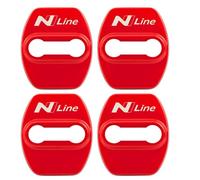 KAnduo 4 Pièces Couvercle de Serrure de Porte de Voiture Compatible avec pour Hyundai Tucson L N Line i30 i20 Veloster Creta Cruz Nline Kona, B-Type-C