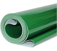 Kanduo Bande transporteuse de transmission verte en PVC de 100 cm de large, for lignes de production industrielles d'emballage, épaisseur de 3 mm(120x100x0.3cm)