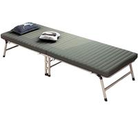 KanDuo Chaises Longues de Patio, fauteuils inclinables pliants, Lits de déjeuner Simples for Bureau, lit de Sieste for Adultes avec poulie Mobile(Grigio)