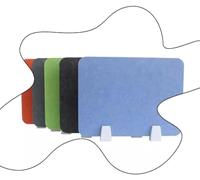 KanDuo Cloison de séparation Acoustique for Bureau, cloison de séparation Portable avec Pinces(Blu,40x40cm)
