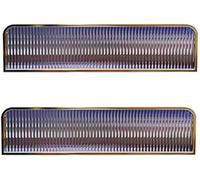 KanDuo Cloison de séparation de Bureau en Acier Inoxydable et Verre Changhong, cloison de séparation for Salle à Manger, for Bureau, Hotpot(Blu,100x25cm)