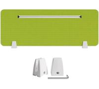KanDuo Cloison de séparation de Bureau, Panneau Acoustique Amovible avec 2 Clips for Bureaux, salles de Classe, bibliothèques(Green-a,30X100CM)