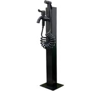 Kanduo colonne d'arrosage vertical Colonne d'eau de jardin extérieure en acier inoxydable, robinet autoportant sans givre, rallonge de bavoir de tuyau monté au sol