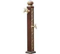 Kanduo colonne d'arrosage vertical Distributeur de colonne d'eau Vintage for l'extérieur, robinet antigel carré autoportant for bouche de jardin et ferme et arrière-cour(Brass B)