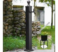 Kanduo colonne d'arrosage vertical Fontaine d'eau extérieure, robinet rétro de cour, colonne jardin extérieur, for l'irrigation du jardin/lavage voiture/arrosage(17 * 17 * 114cm/6.7 * 6.7 * 45inch)
