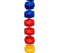 KanDuo Corde séparatrice de sécurité pour Piscine Corde de séparation for Piscine, 8 pièces/m, Corde de marquage for couloirs de Piscine, flotteurs for diviser la Piscine(Diameter 12cm,1.5m/4.92ft)