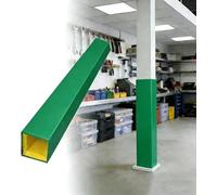 Kanduo Coussinets de poteaux for Panier de Basket-Ball, Housses de Protection for poteaux Lumineux et colonnes, Coussinets de Protection en Mousse(Green,180 * 15cm/70.9 * 5.9in)