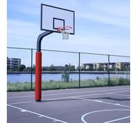 Kanduo Coussinets de Protection en Mousse for paniers de Basket, de Conception entièrement fermée, adaptés aux parkings et aux terrains de Jeux(Rosso,Dia 114mm (4 1/2in))