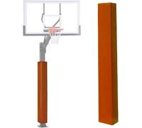 Kanduo Coussinets en Mousse for poteaux de Panier de Basket-Ball, Housses de Protection Souples for poteaux, adaptées à l'entraînement en Plein air et aux Arts Martiaux(Orange,(15x15cm) Pole)
