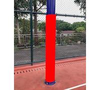 Kanduo Coussinets for poteaux de Basket-Ball, Conception étanche, Couverture complète, adaptés aux gymnases, garages et sous-sols(Rosso,Dia 220mm (8 7/10in))