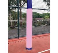 Kanduo Coussinets for poteaux de Basket-Ball, Conception étanche, Couverture complète, adaptés aux gymnases, garages et sous-sols(Pink,Dia 140mm (5 1/2in))