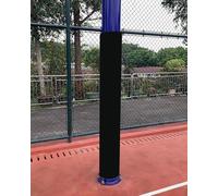 Kanduo Coussinets for poteaux de Basket-Ball, Conception étanche, Couverture complète, adaptés aux gymnases, garages et sous-sols(Black,Dia 114mm (4 1/2in))