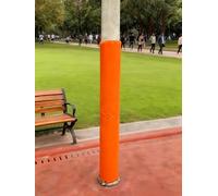 Kanduo Coussinets for poteaux de Panier de Basket-Ball, protecteurs de poteaux en Mousse, adaptés aux poteaux Ronds Standard(Orange,Dia 165mm (6 1/2in))