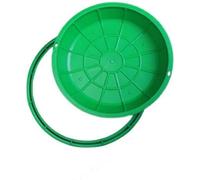 Kanduo Couvercle de Regard carré Couvercle de Regard encastré, Couvercle de Regard Circulaire en résine, Couvercle supérieur en Herbe, couvercles de Drain Invisibles for l'extérieur(90cm/35.4in)