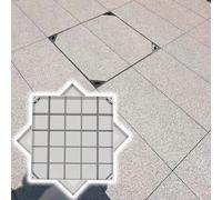 Kanduo Couvercle de Regard carré Couvercle de Regard Robuste en Acier Inoxydable, Couvercle carré for Fosse septique, Couvercle d'inspection Durable for système de Drainage(31.5x31.5in (80x80cm))