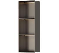 Kanduo Douche de Niche encastrée for Rangement de Salle de Bain, Armoire de Rangement Murale, avec lumière LED, for Rangement de Salle de Bain(Grigio,90x28x12.5cm)