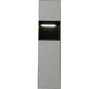 Kanduo Douche en Acier Inoxydable, étagère de Douche encastrée Simple avec lumière LED, Niches à étagère Unique, Niche Verticale étanche à l'eau(Black,B-22.4x74.5x14cm)