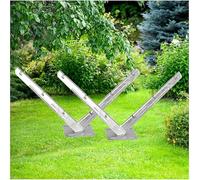 Kanduo Fil barbelé 1 paire de supports de fil de rasoir, en forme de V, résistants à la rouille, supports de fil de cage de bobine durables