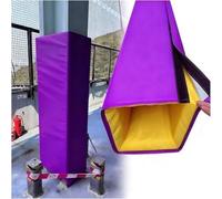 Kanduo Housses de Protection for Panier de Basket-Ball, Coussinets de Protection for poteaux de Terrain de Jeu et de Sport, Disponibles en Plusieurs Couleurs(Purple,7.1x7.1 inch)