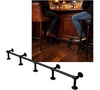 Kanduo Kit de Repose-Pieds pour Bar Kit de Rail de Pied de Barre, Garde-Corps de Pied de Barre de 3,28 à 13,12 Pieds fixés au Mur for comptoir de café de Cuisine de Restaurant