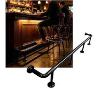 Kanduo Kit de Repose-Pieds pour Bar Kit de Repose-Pieds Barre 3,28 à 16,4 Pieds, Supports en Acier Inoxydable for comptoir bibliothèque Cuisine Restaurant